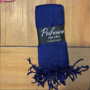 Navy Pashmina